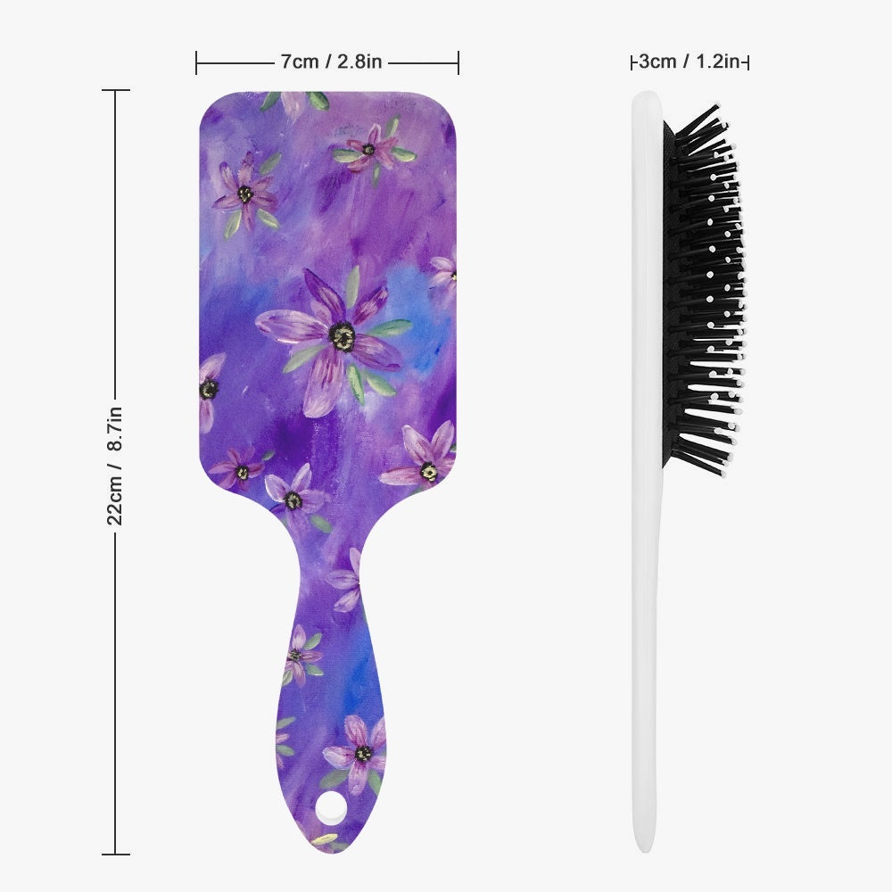 Purple Sunflower Air Cushion Scalp Massage Comb
