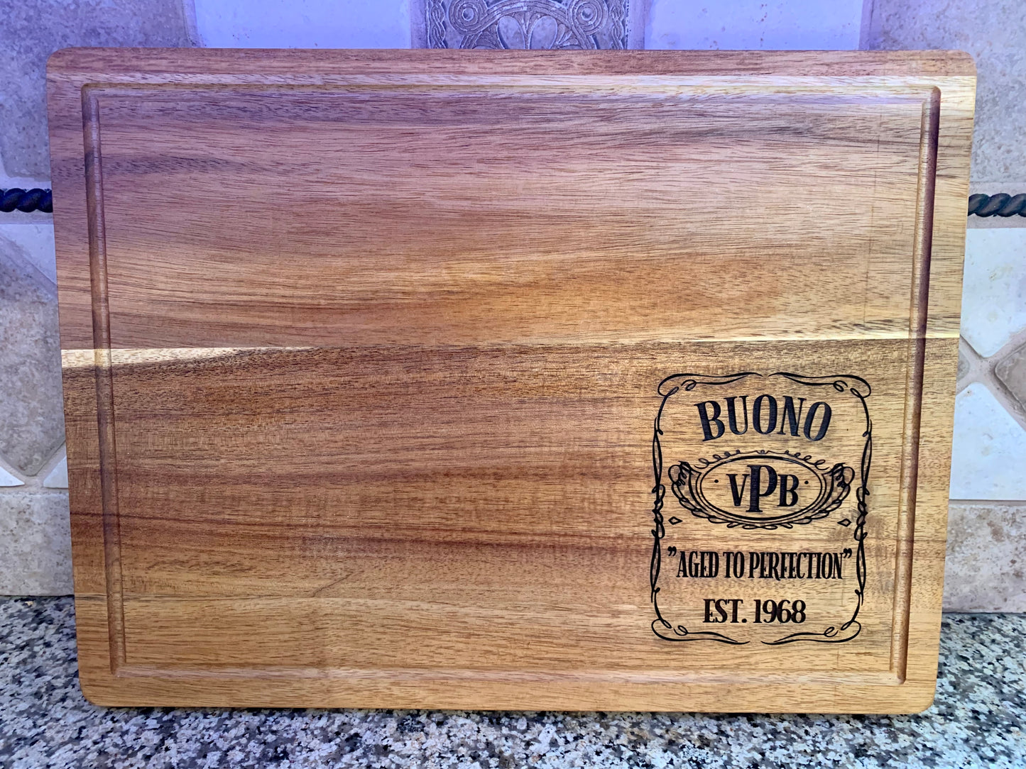 Jack Daniels Whiskey Wedding Anniversary Cutting Board Custom Mother’s Day Gift Christmas Birthday Gifts For Him