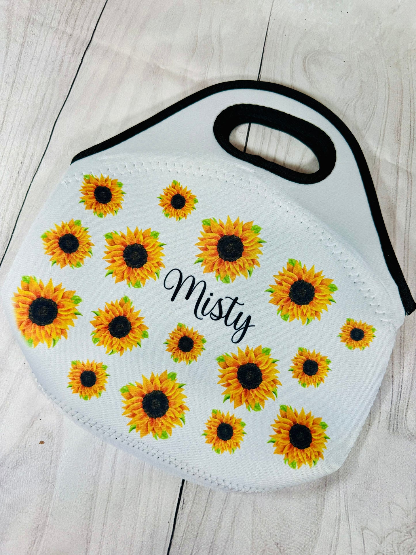 Sunflower Personalized Lunch Bag