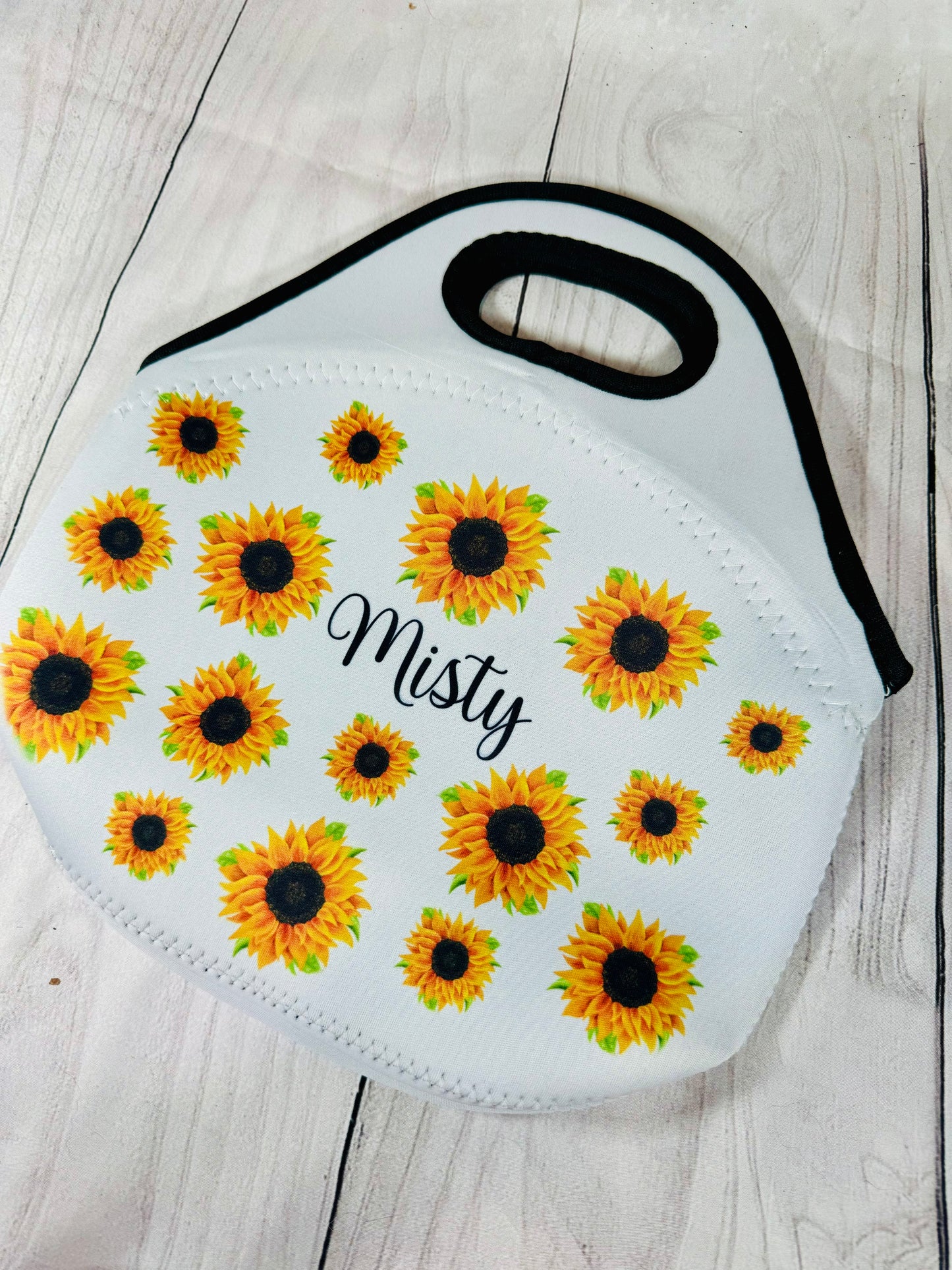 Sunflower Personalized Lunch Bag