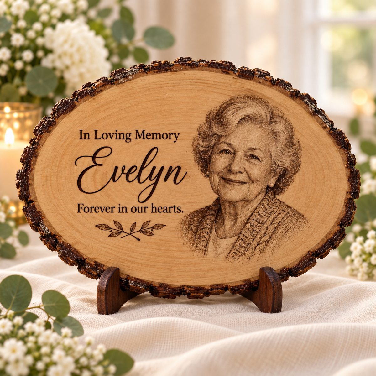 Personalized Best Friend Photo Wood Plaque | Friendship Gift