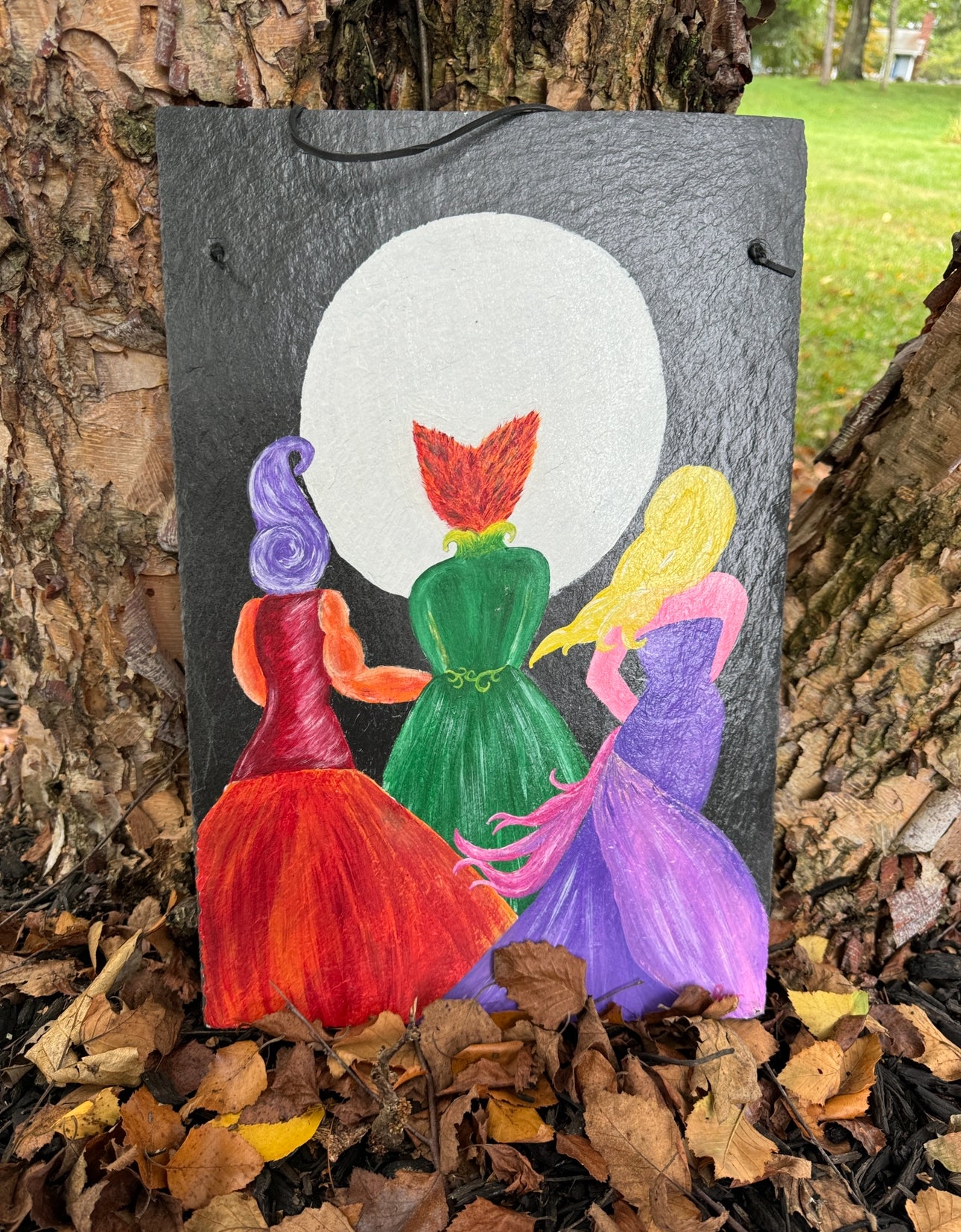 Hocus Pocus Halloween Hand Painted Slate
