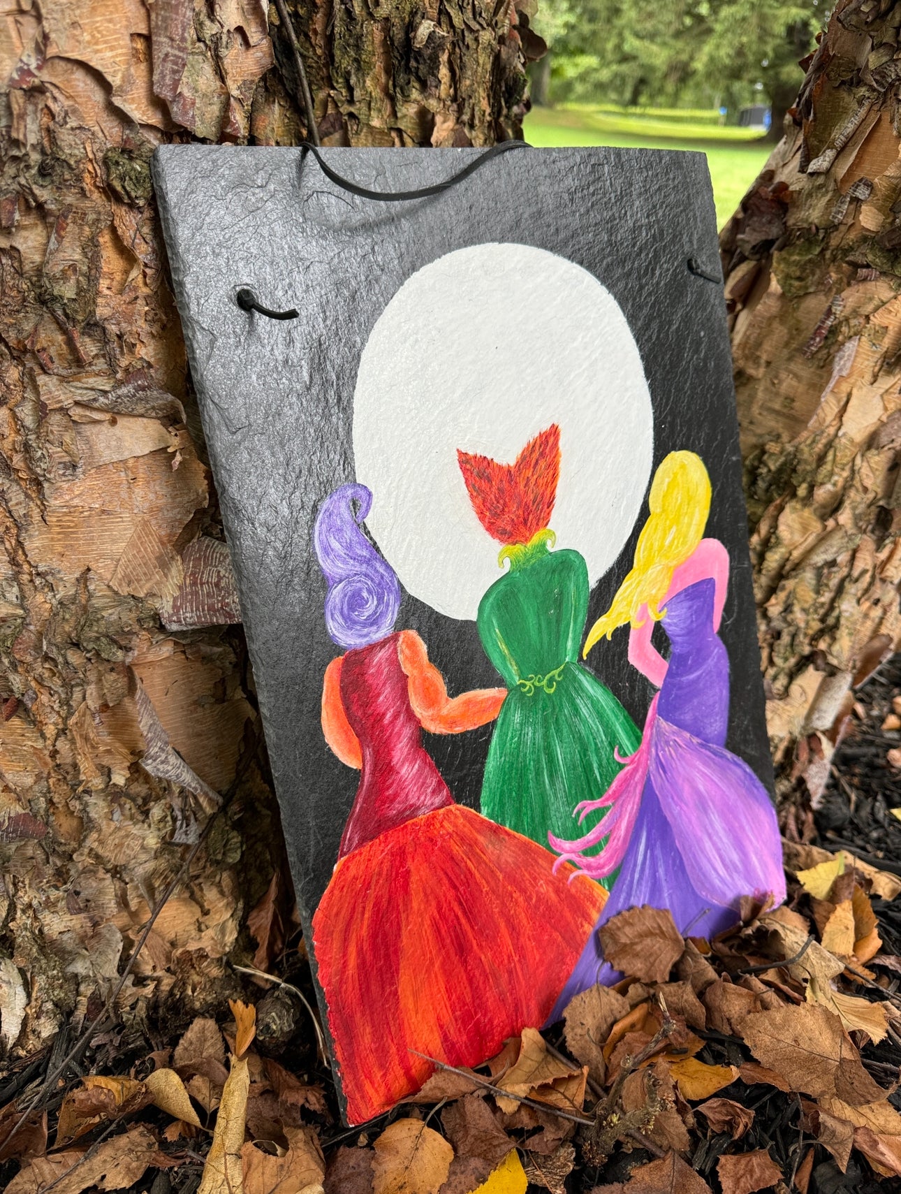 Hocus Pocus Halloween Hand Painted Slate