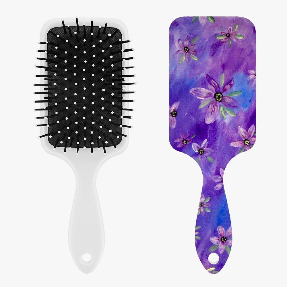 Purple Sunflower Air Cushion Scalp Massage Comb