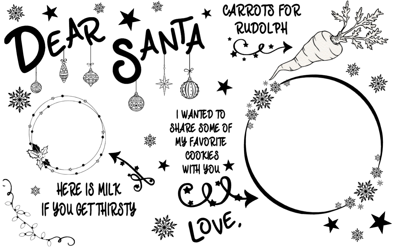 Dear Santa Cutting Board Wood Burning Class