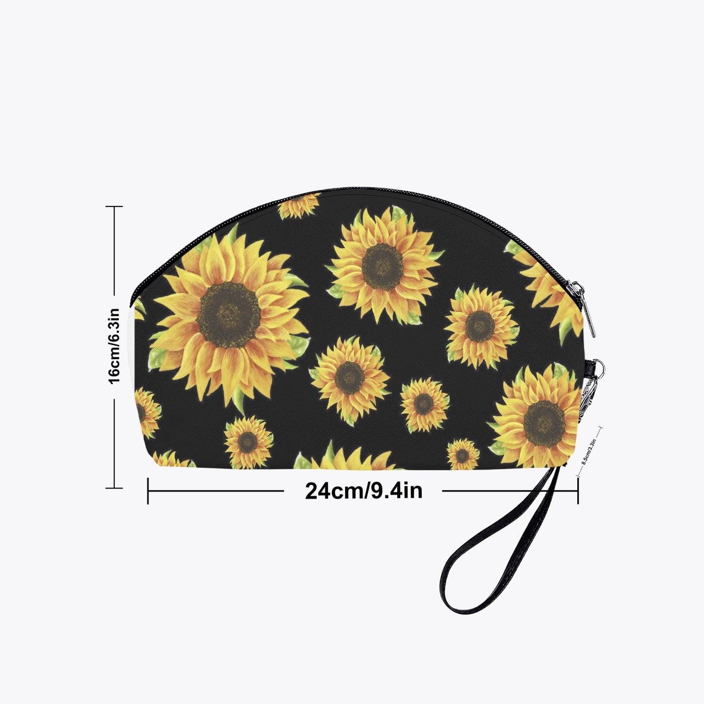Sunflower Curve Cosmetic Bags