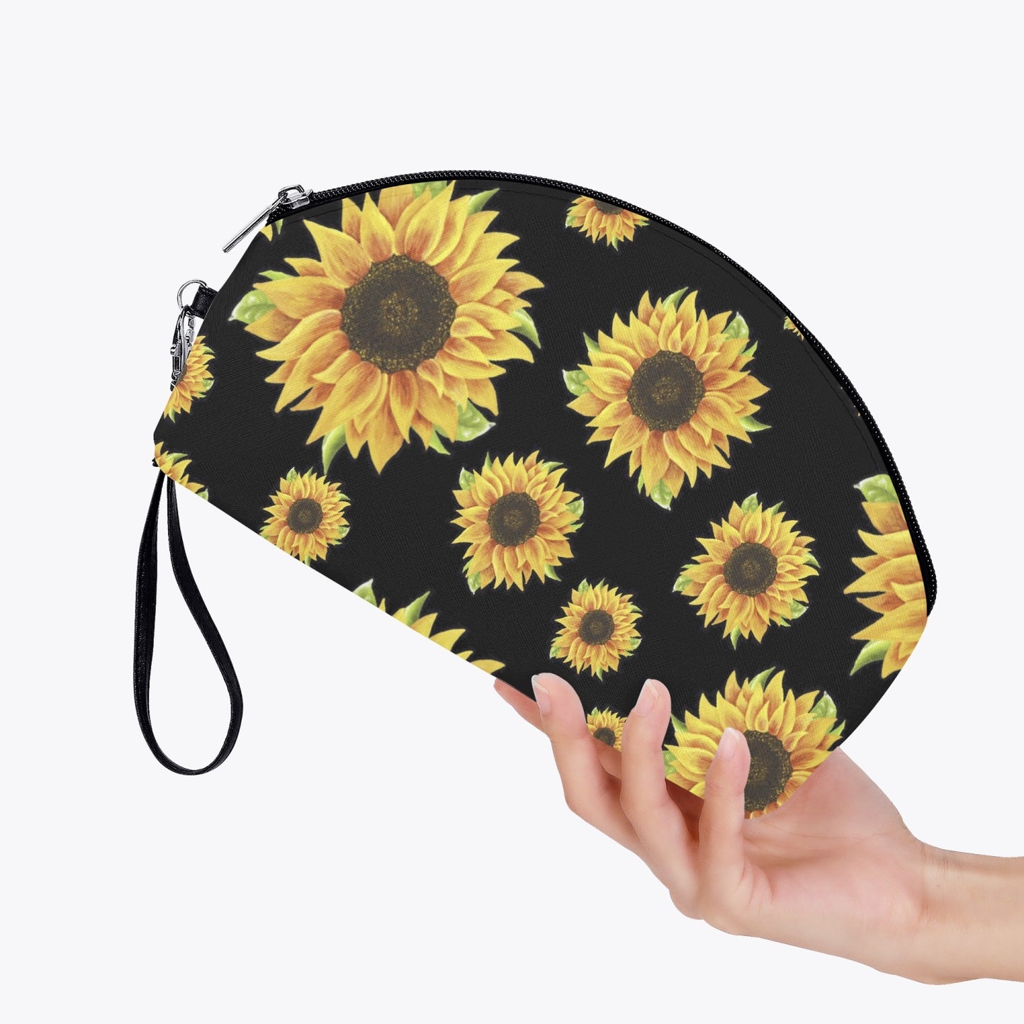 Sunflower Curve Cosmetic Bags