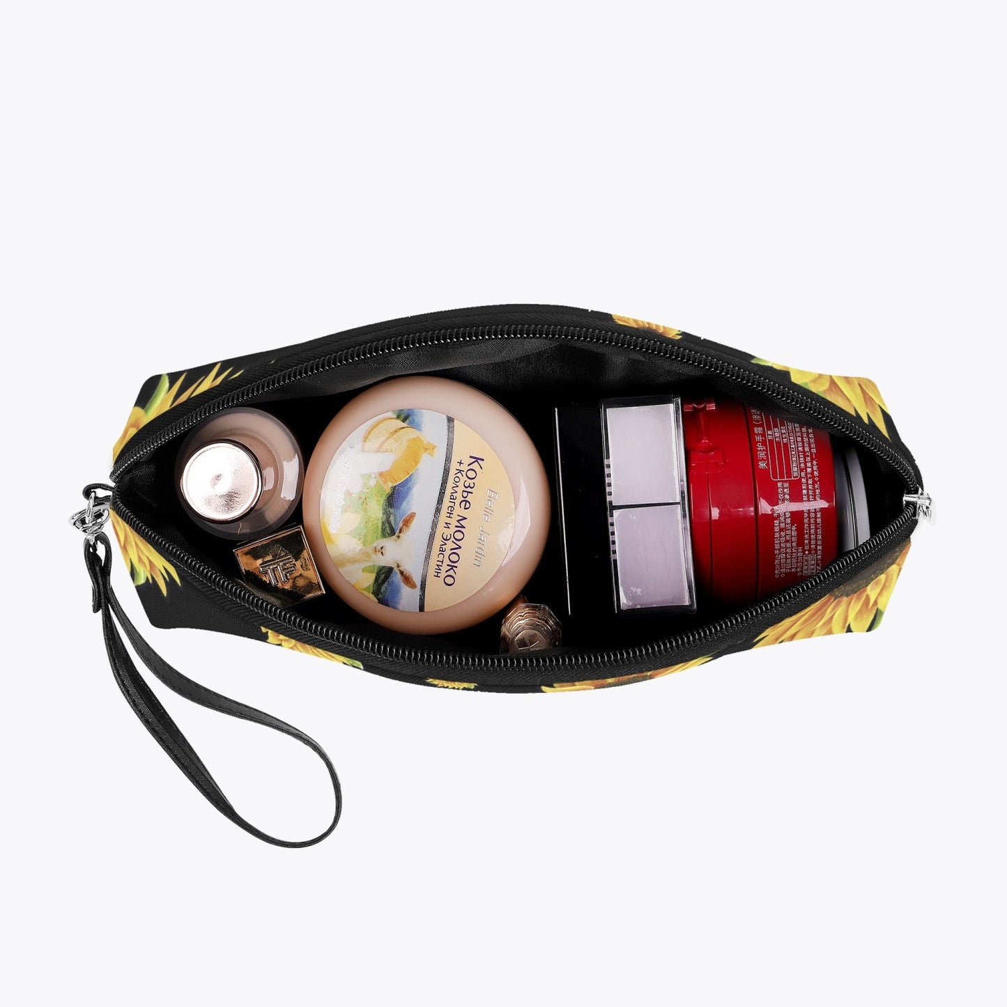 Sunflower Curve Cosmetic Bags