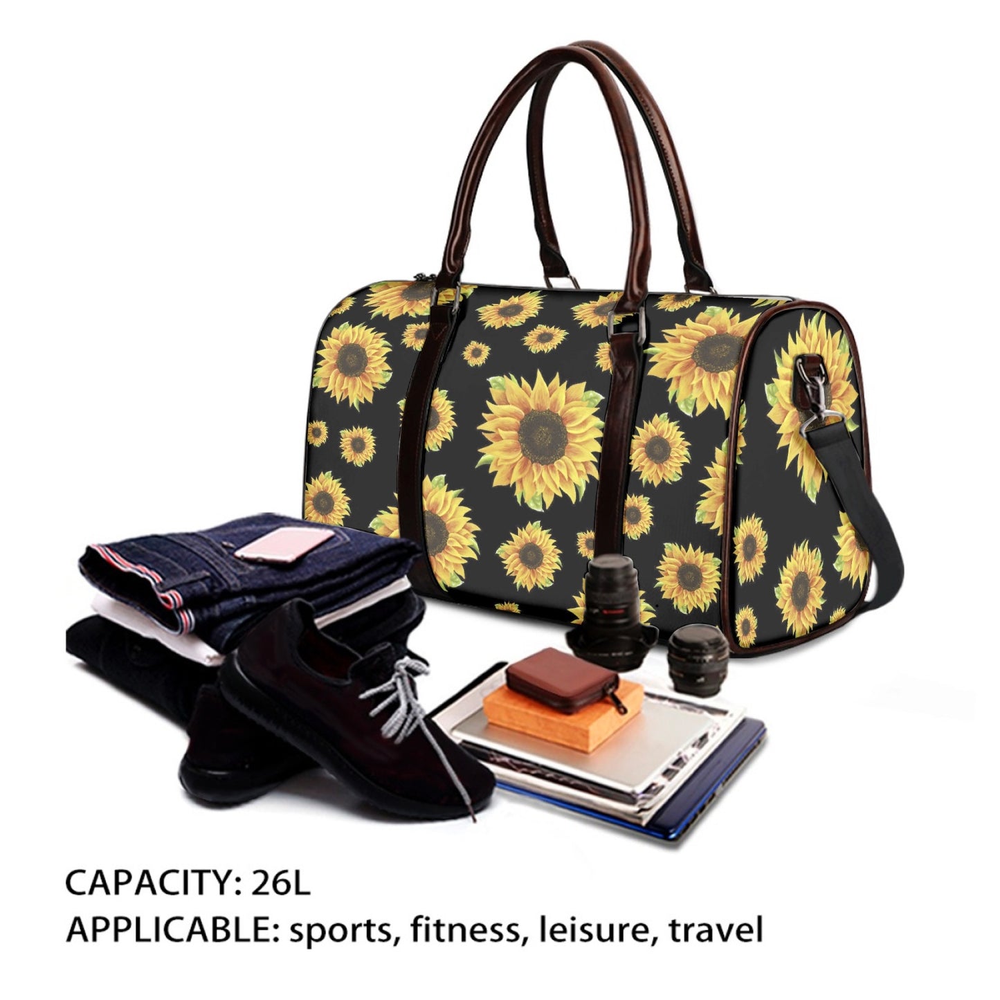 Sunflower Travel Handbag