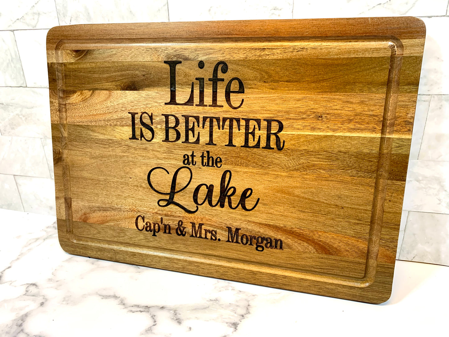 Life Is Better At The Lake Cutting Board - MixMatched Creations