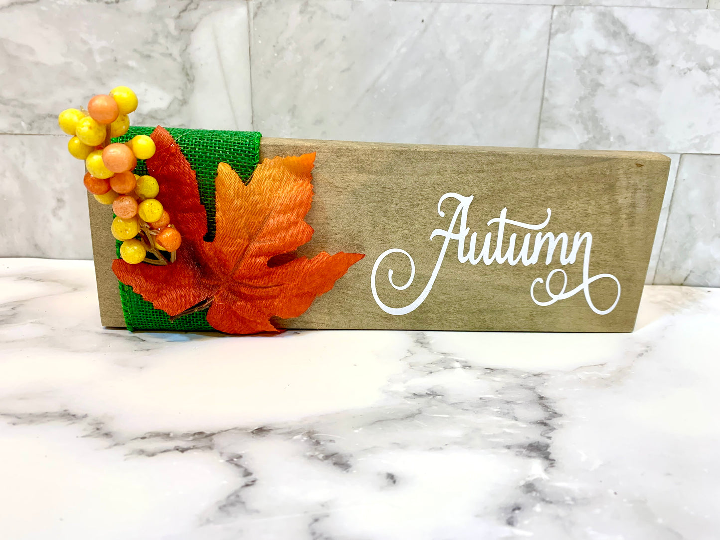 Autumn Wooden Sign - MixMatched Creations