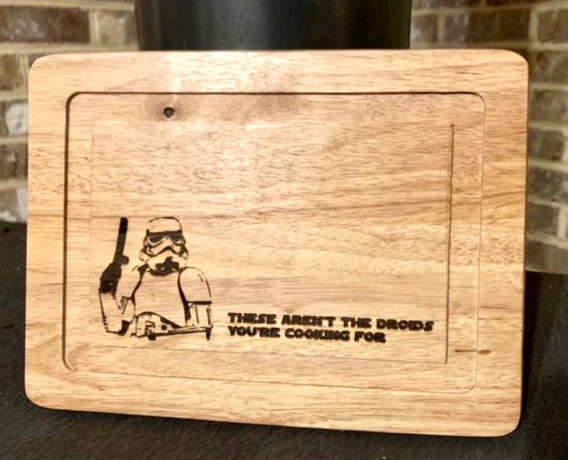 These Aren’t The Droids You Are Cooking For Star Wars Cutting Board - MixMatched Creations