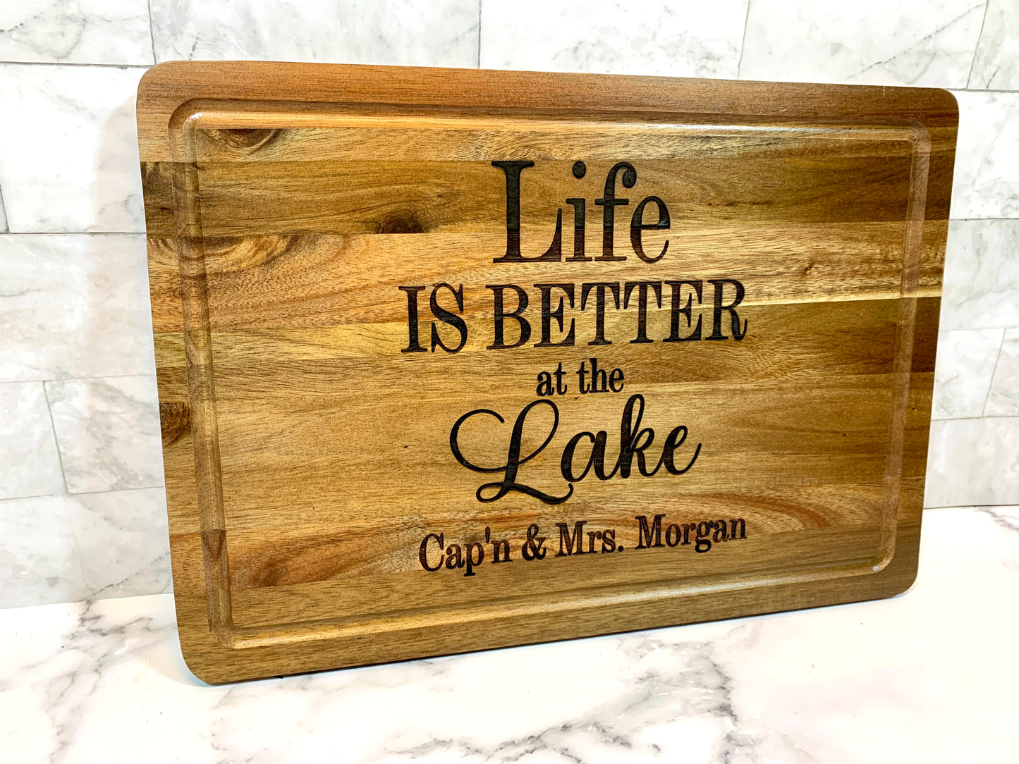 Life Is Better At The Lake Cutting Board - MixMatched Creations
