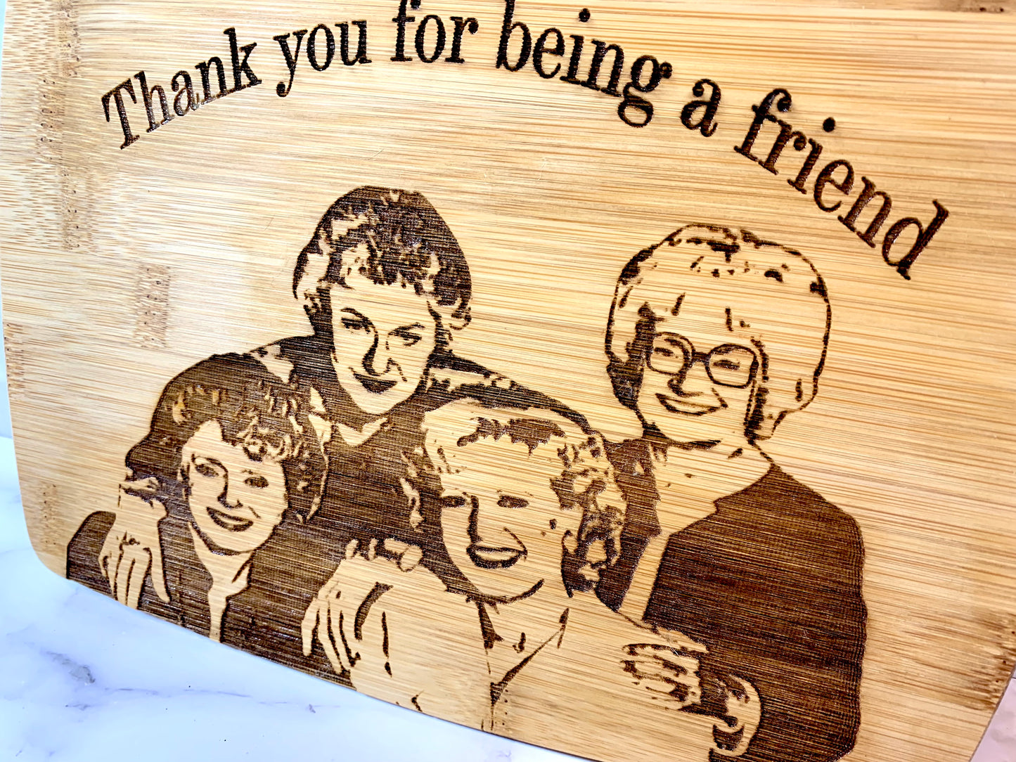 Golden Girls Thank You For Being A Friend Cutting Board - MixMatched Creations