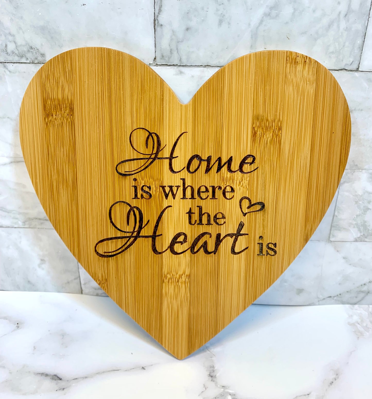 Personalized Home Is Where The Heart Is Cutting Board - MixMatched Creations