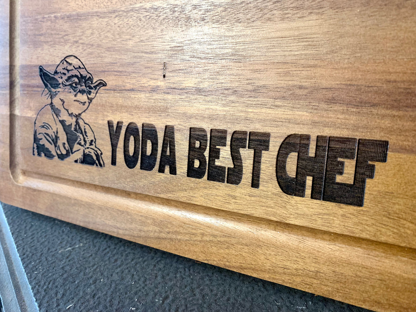 Yoda Best Chef Cutting Board