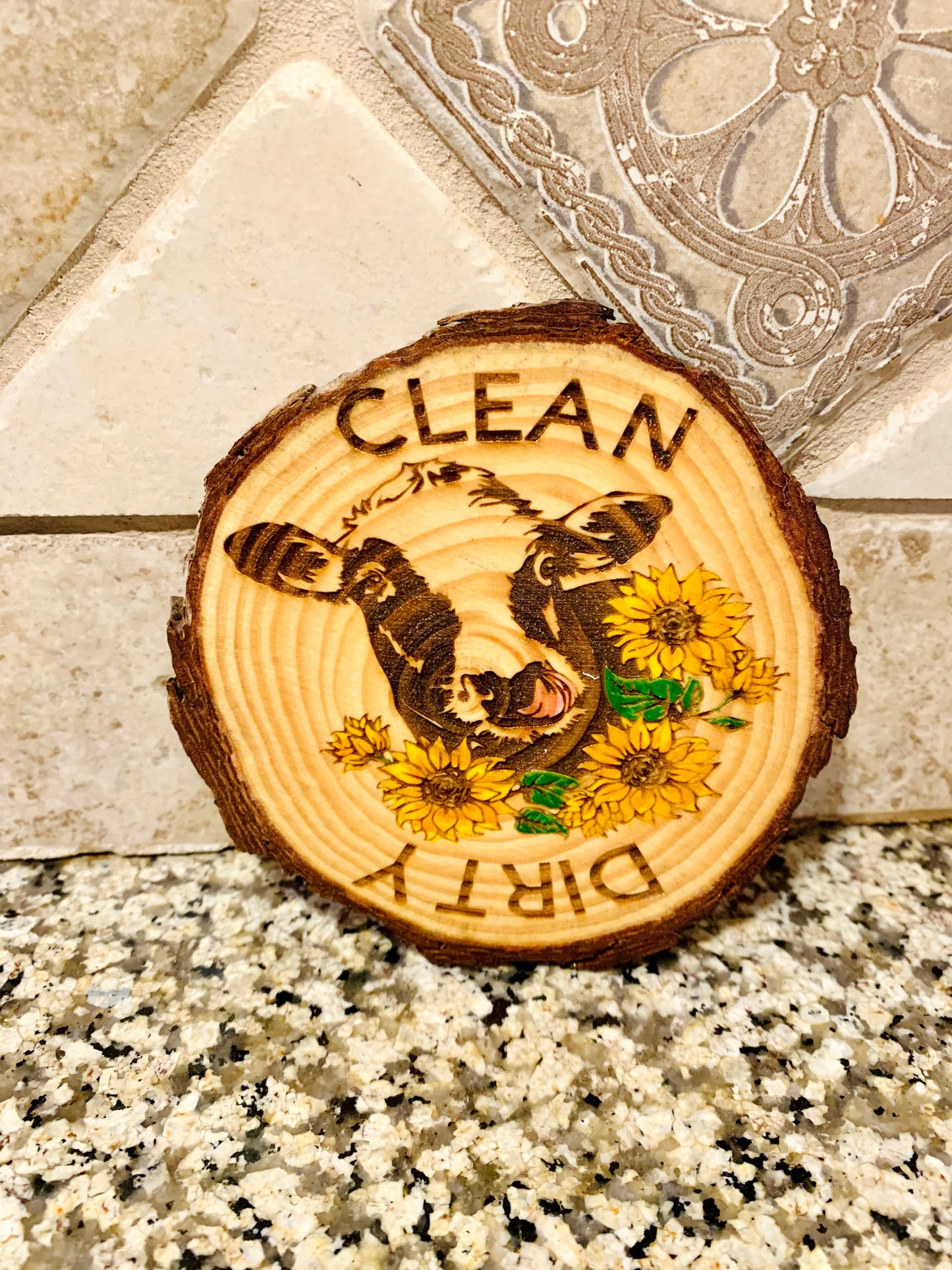 Sunflower Kitchen Set Personalized Wedding Gift - MixMatched Creations