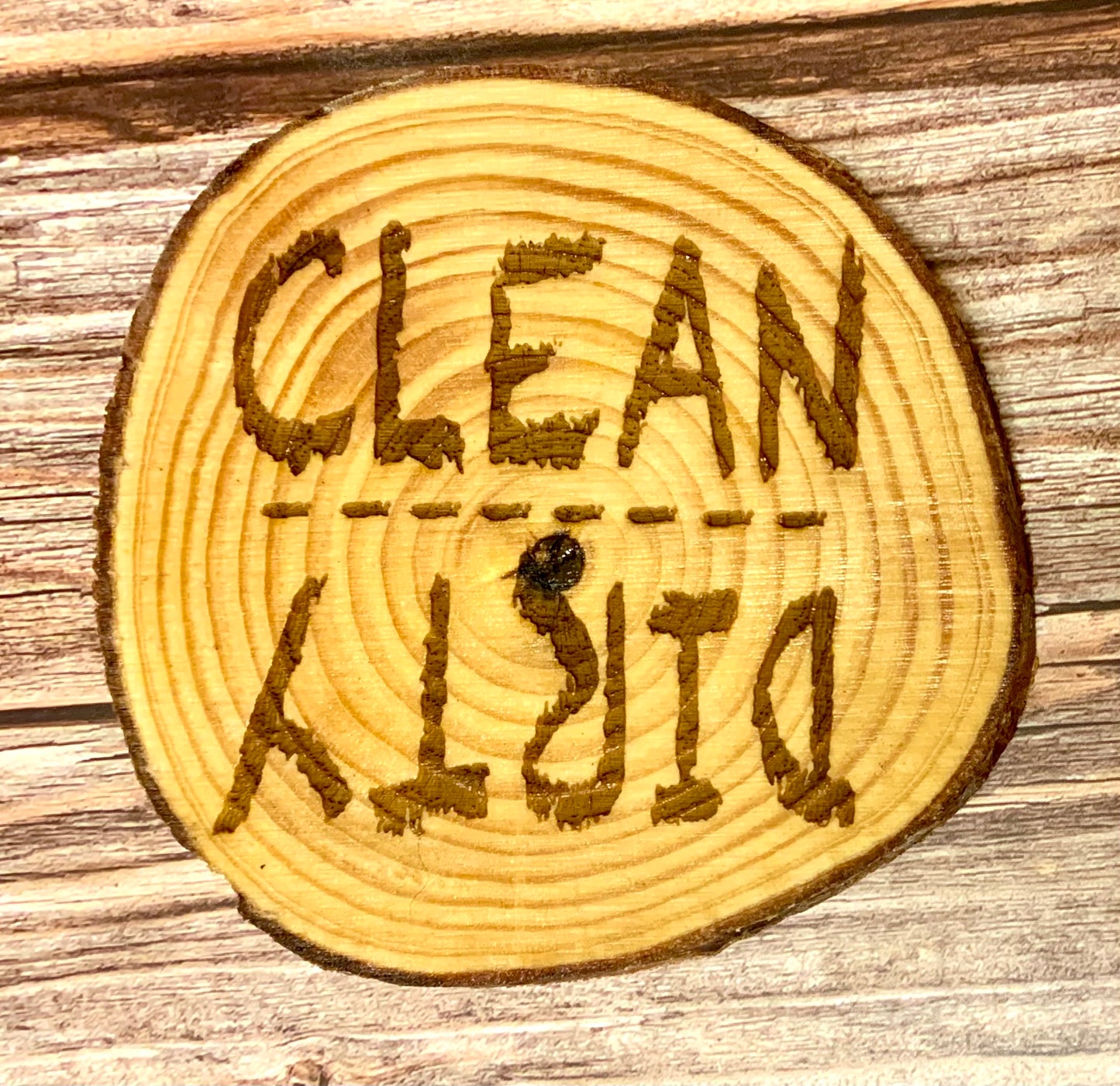 Dishwasher Live Edge Magnets Clean/Dirty - MixMatched Creations