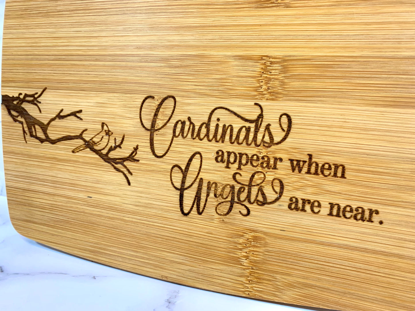 Cardinals Appear When Angels Are Near Cutting Board