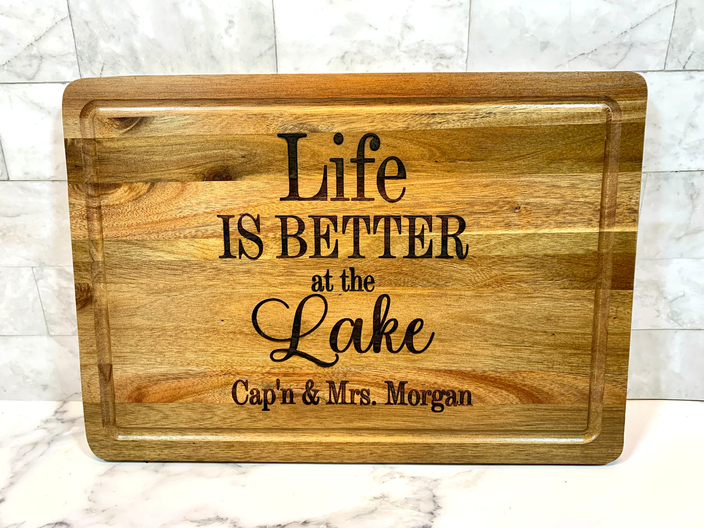 Life Is Better At The Lake Cutting Board - MixMatched Creations