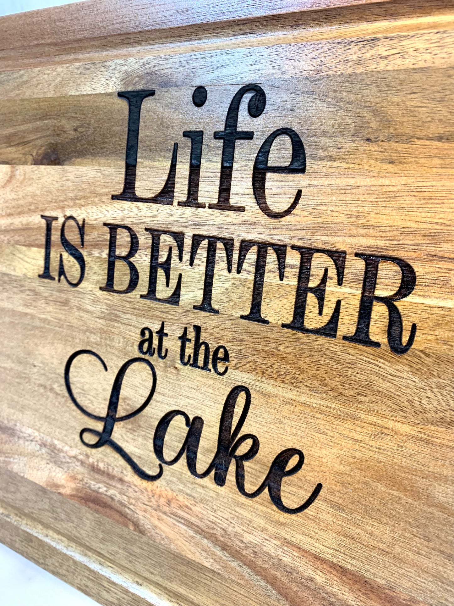 Life Is Better At The Lake Cutting Board - MixMatched Creations