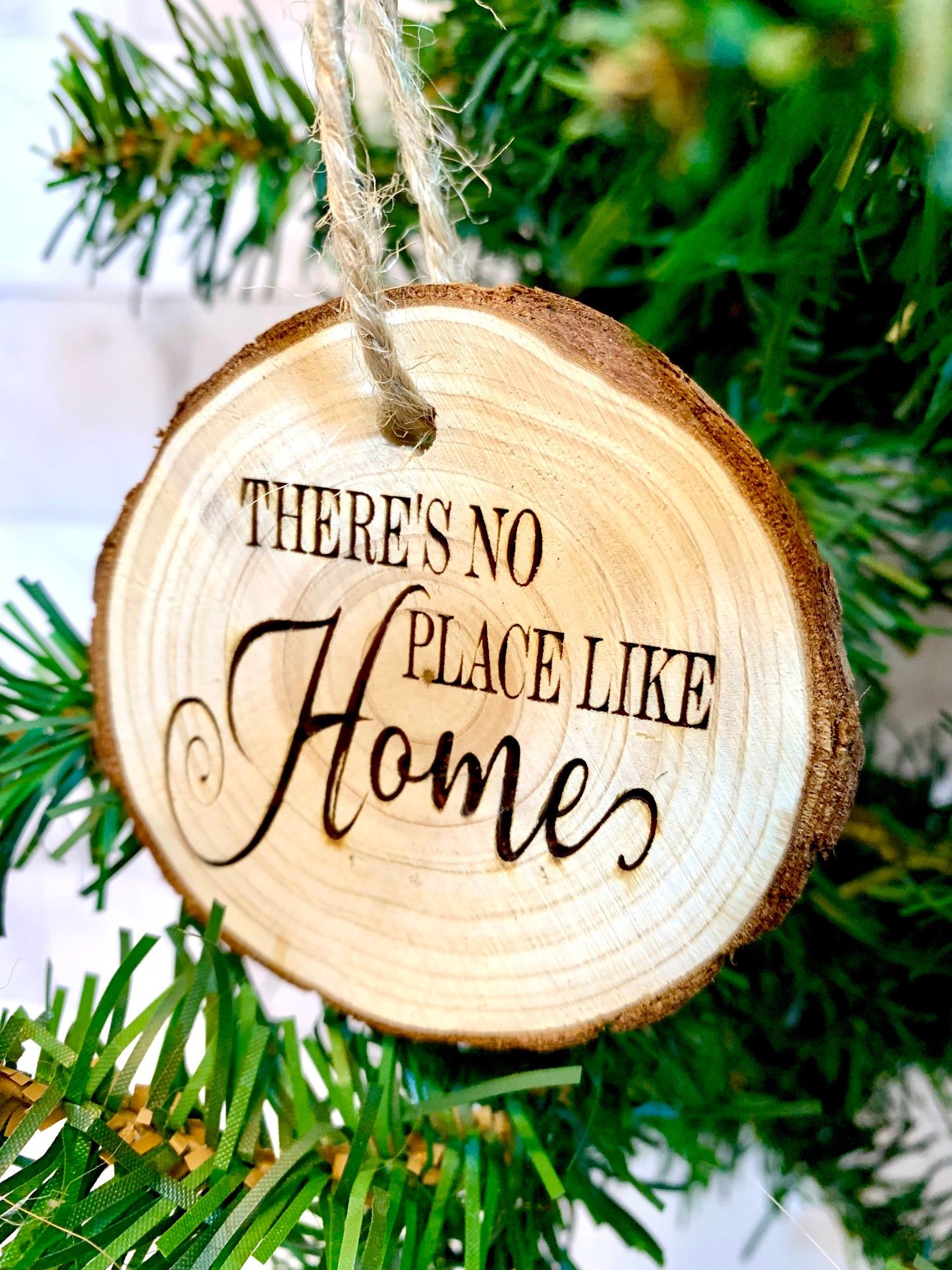 There’s No Place Like Home Wizard Of Oz Christmas Ornament Live Edge - MixMatched Creations