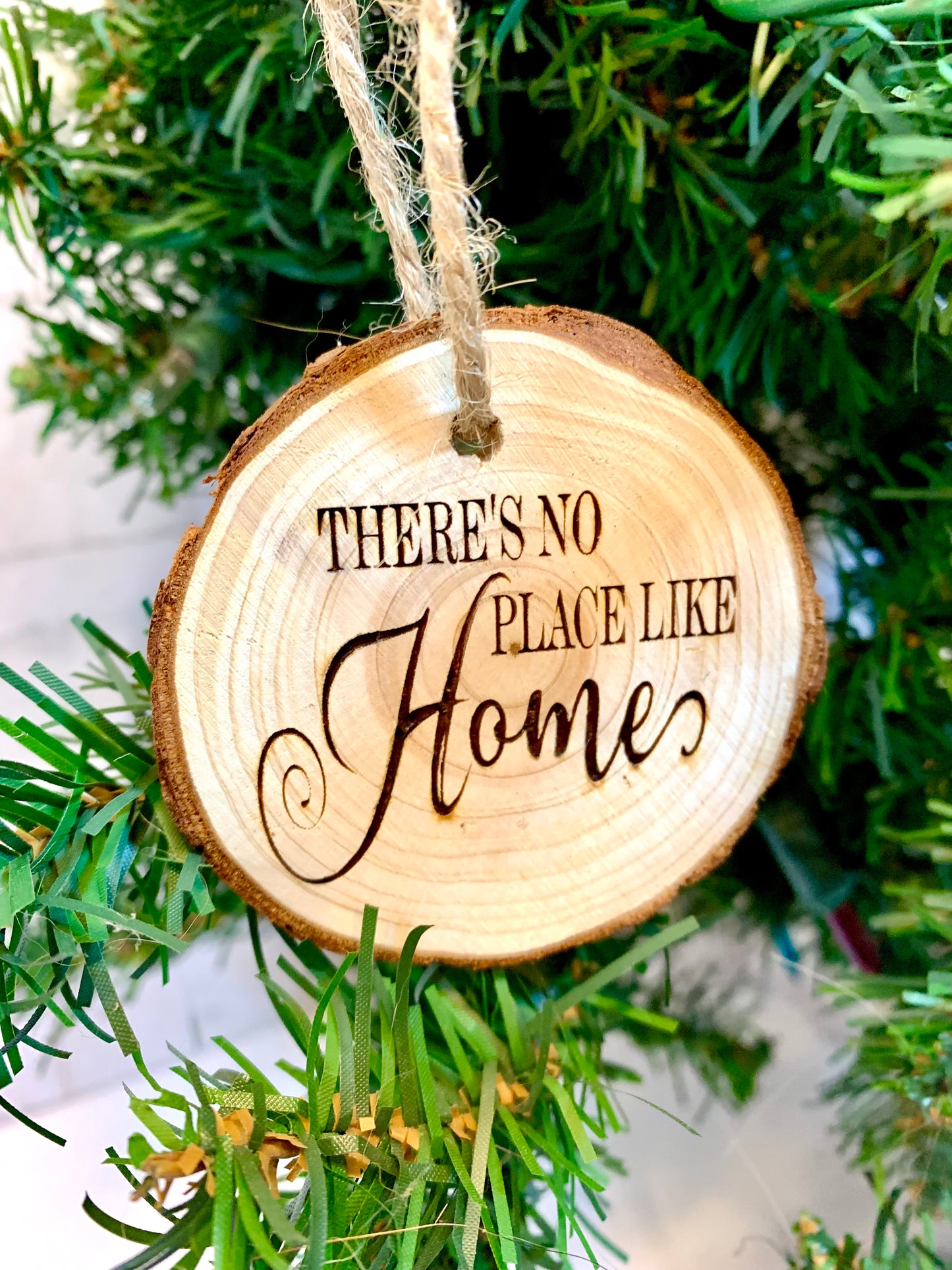 There’s No Place Like Home Wizard Of Oz Christmas Ornament Live Edge - MixMatched Creations