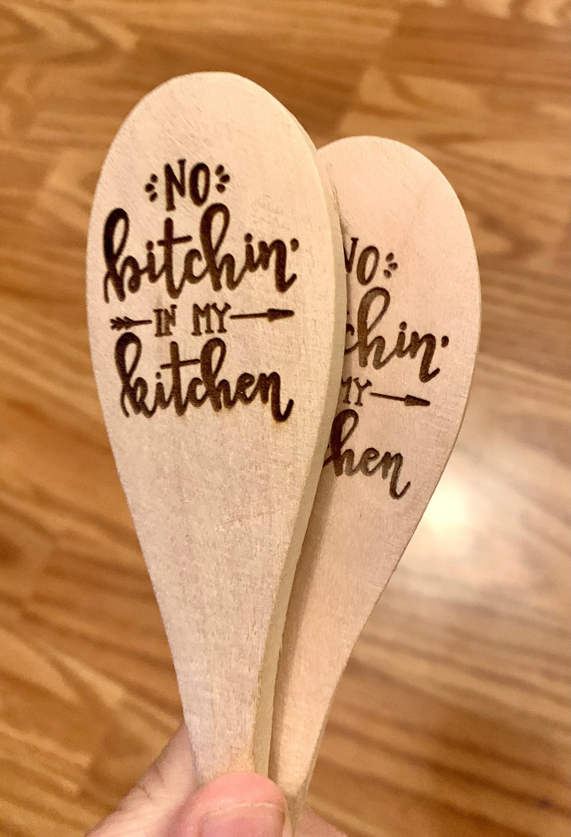 Wooden Engraved Spoons - MixMatched Creations