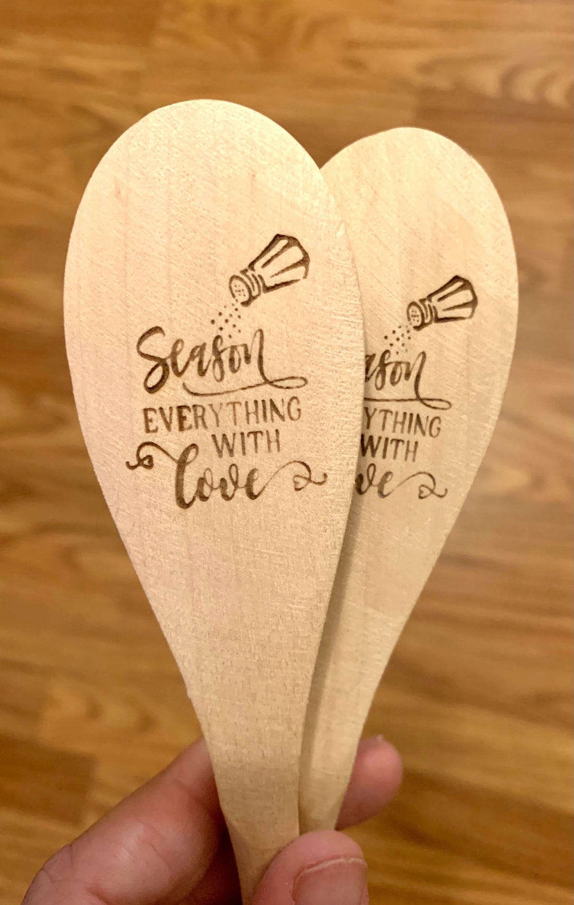 Wooden Engraved Spoons - MixMatched Creations