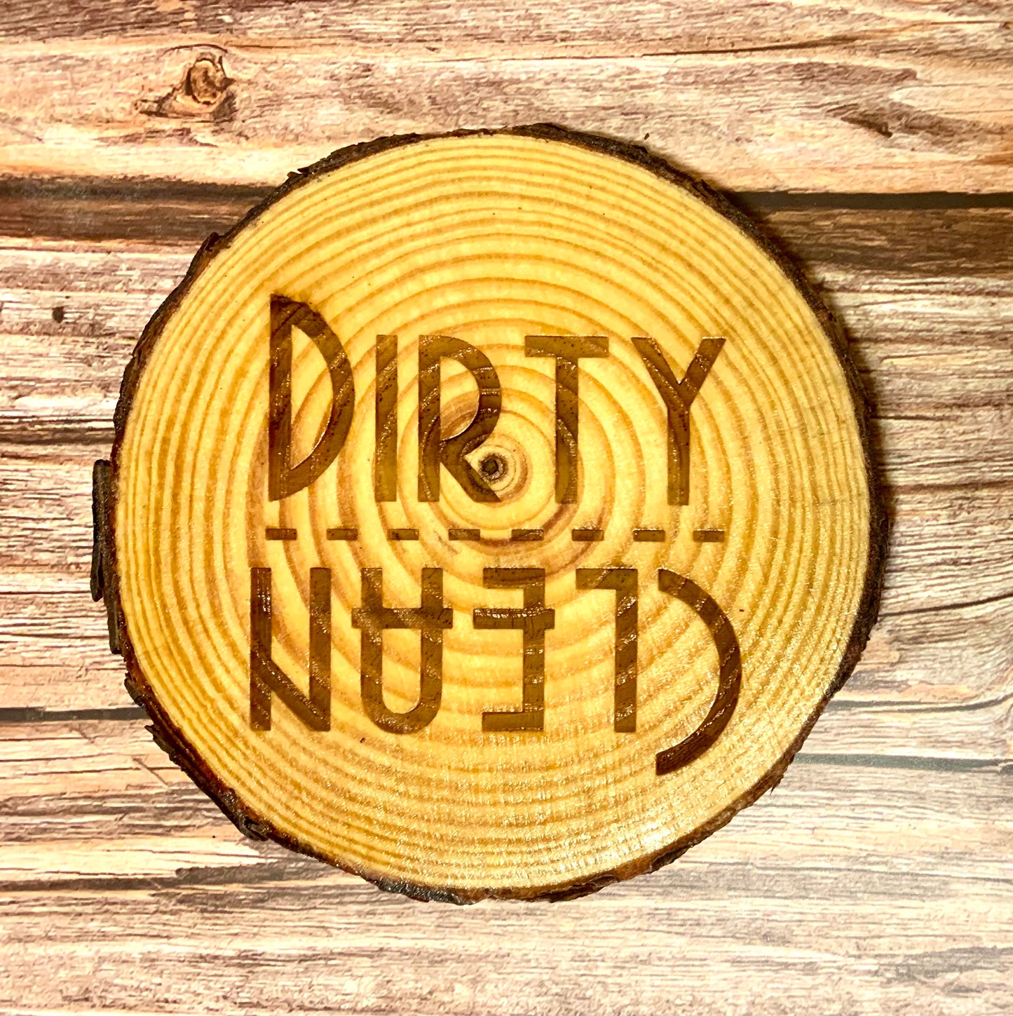 Dishwasher Live Edge Magnets Clean/Dirty - MixMatched Creations