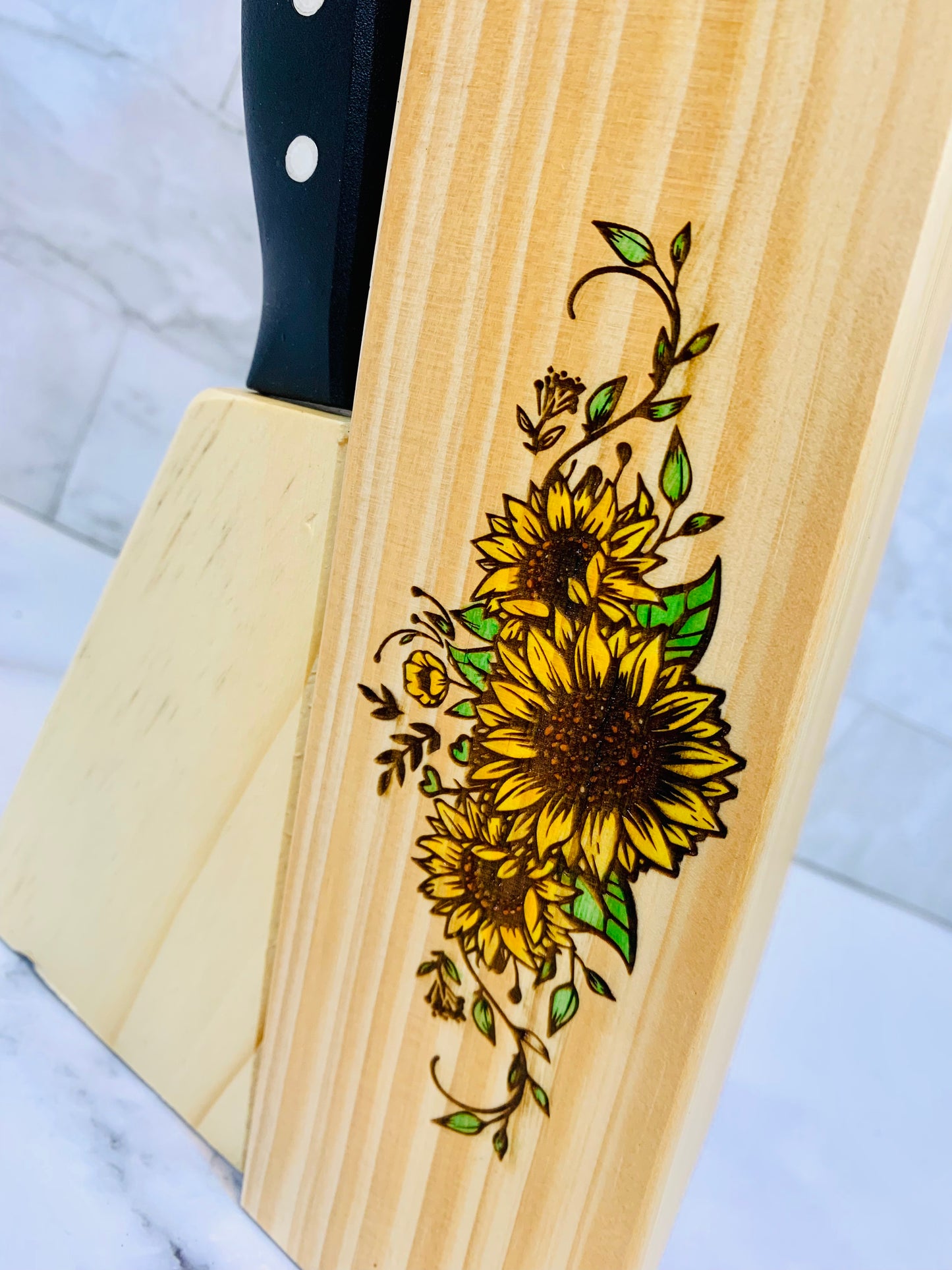 Sunflower Kitchen Set Personalized Wedding Gift - MixMatched Creations