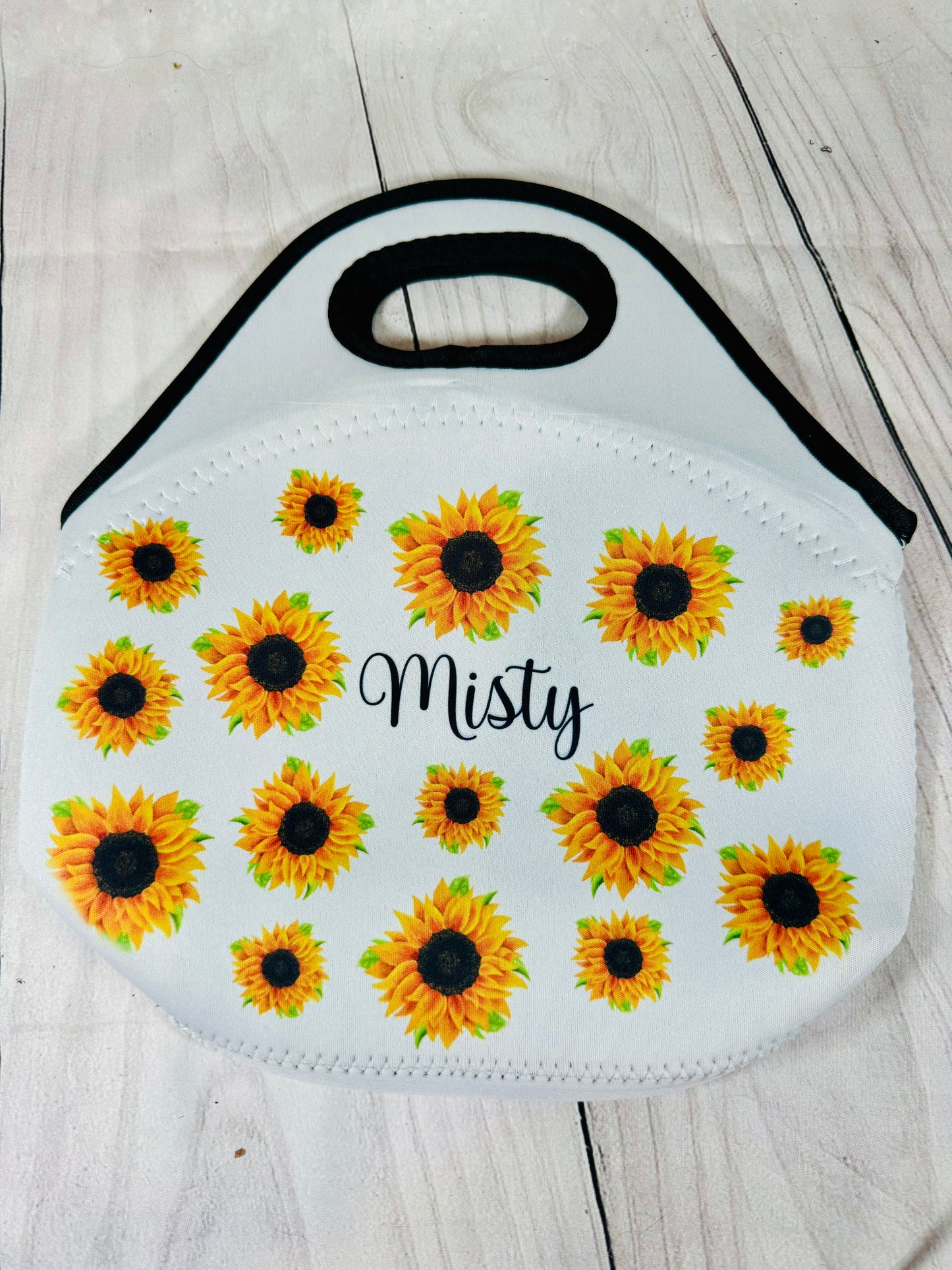 Sunflower Personalized Lunch Bag
