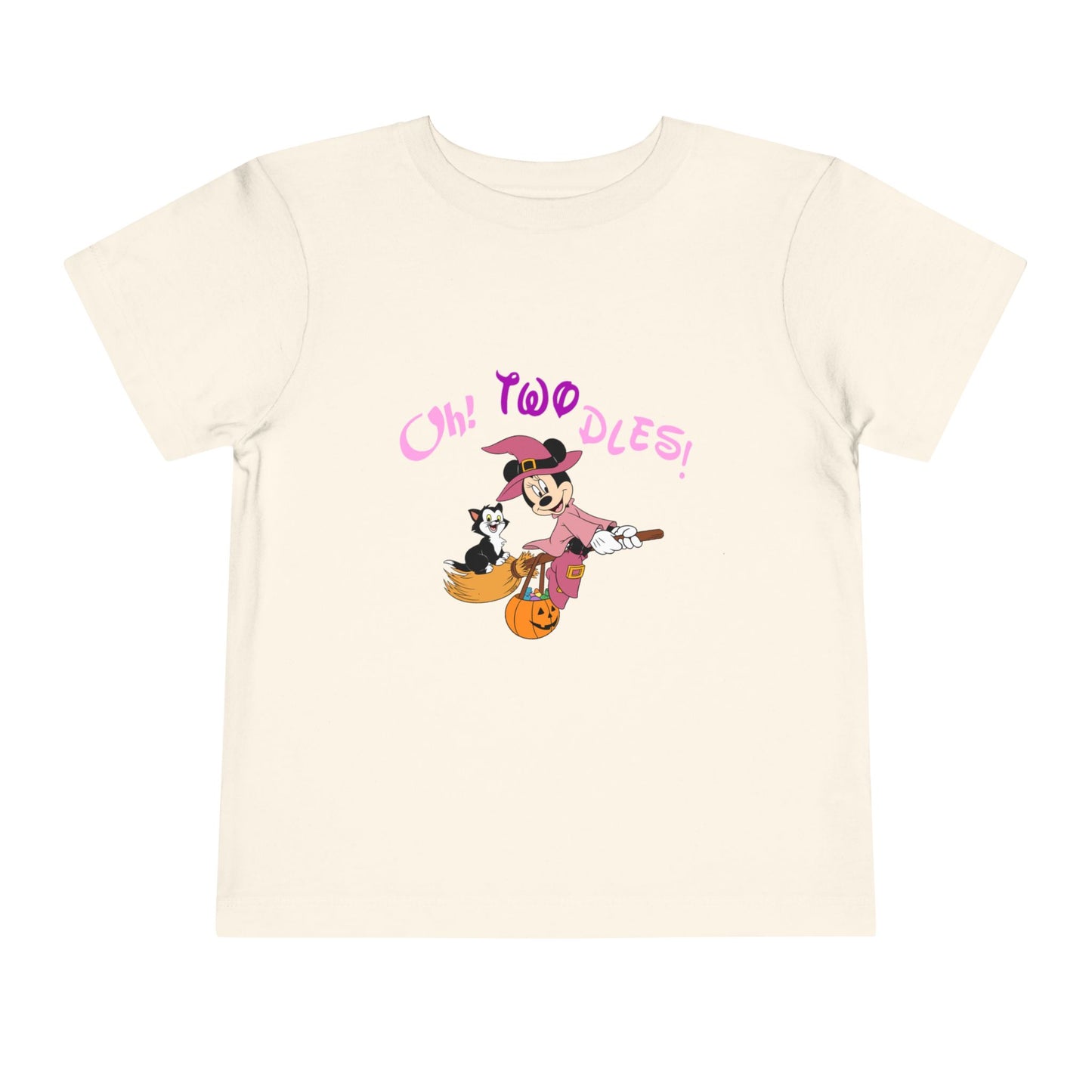 Oh! Toodles! Halloween Toddler Tee — Cute Witch Cat Pumpkin Graphic