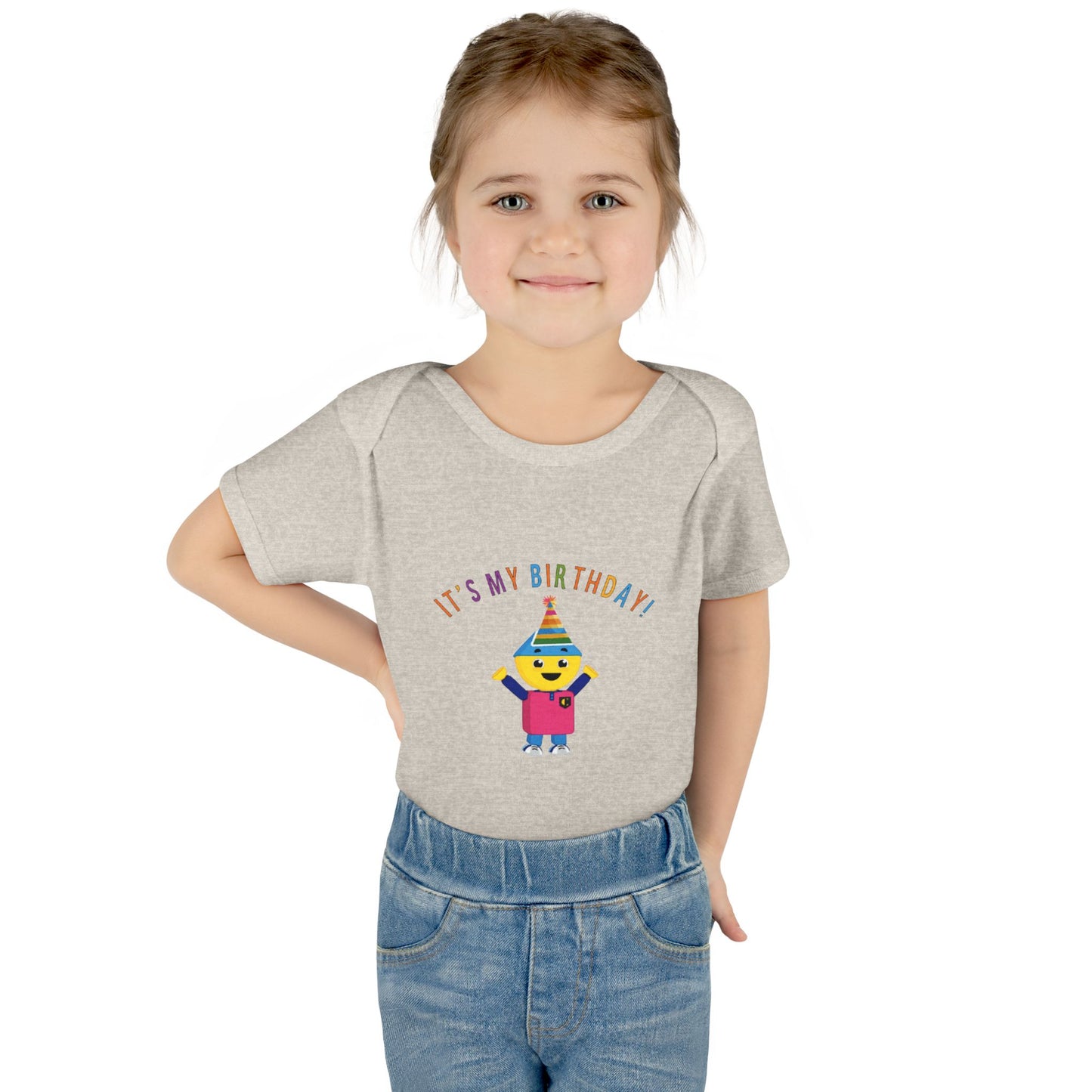 Baby Bodysuit — "It's My Birthday" Colorform City Design