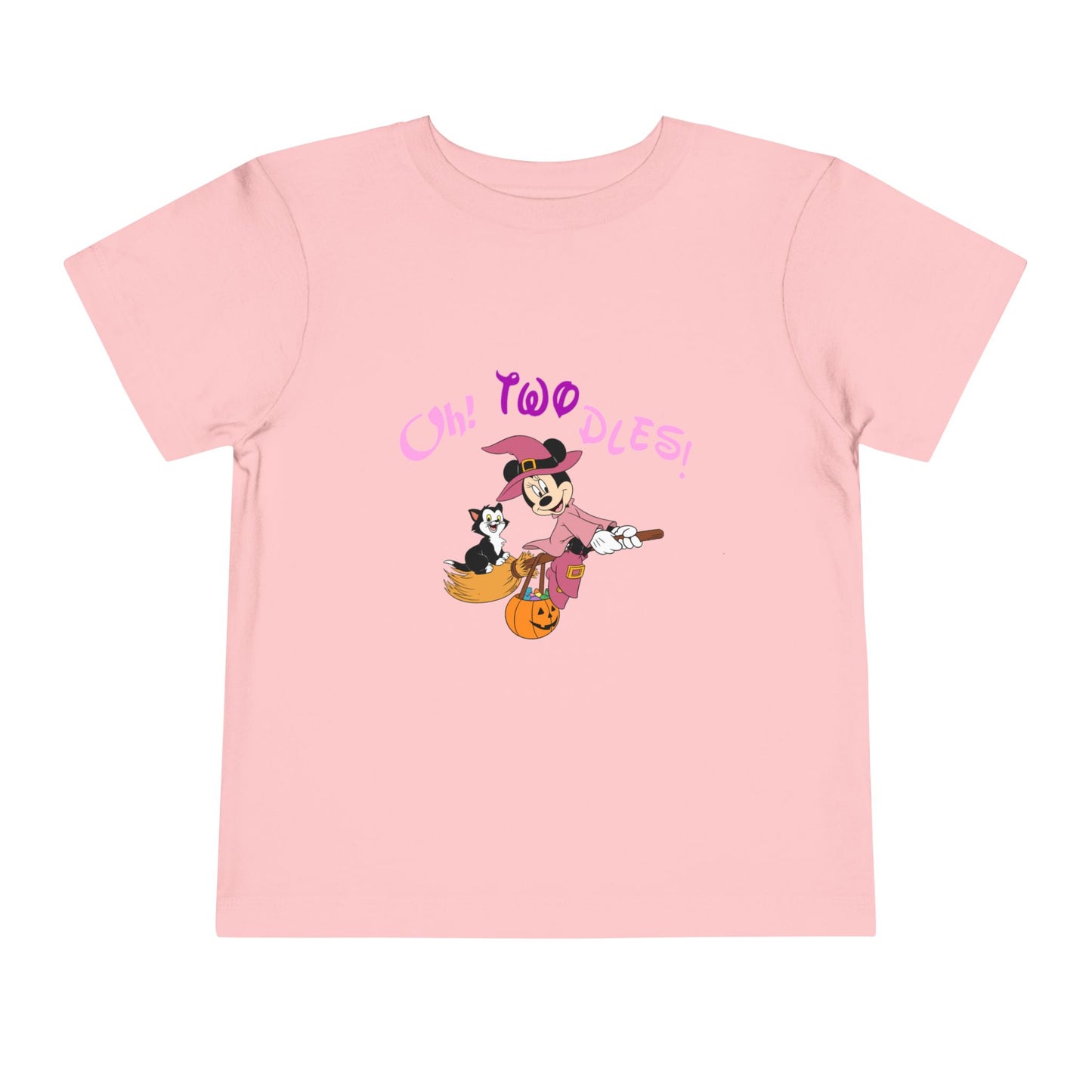 Oh! Toodles! Halloween Toddler Tee — Cute Witch Cat Pumpkin Graphic