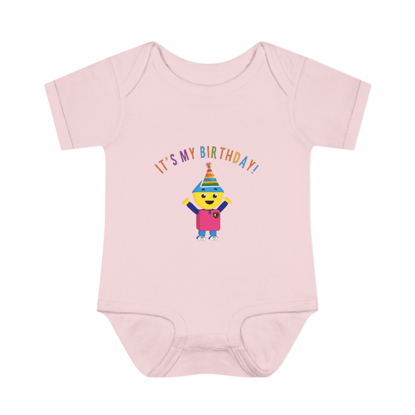 Baby Bodysuit — "It's My Birthday" Colorform City Design