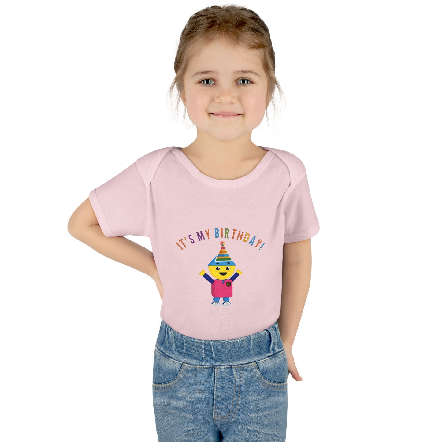 Baby Bodysuit — "It's My Birthday" Colorform City Design