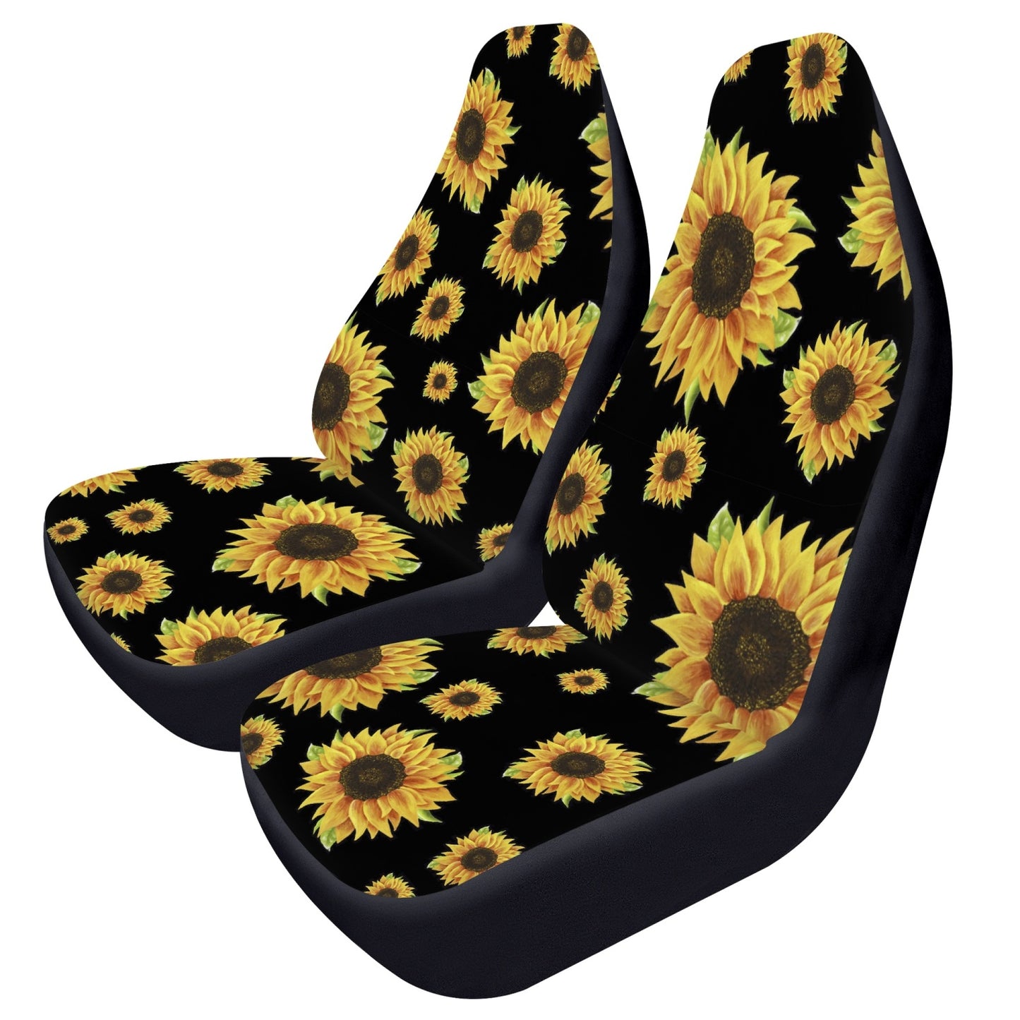 Sunflower Microfiber Car Seat Covers - 2Pcs