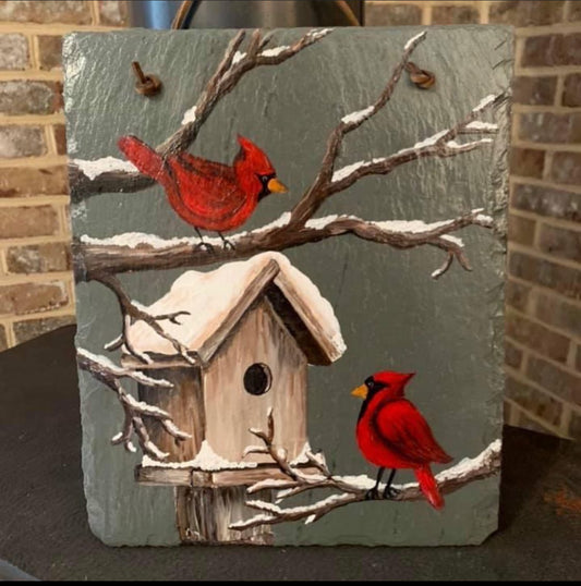 “Cardinal Slate” Painting Class