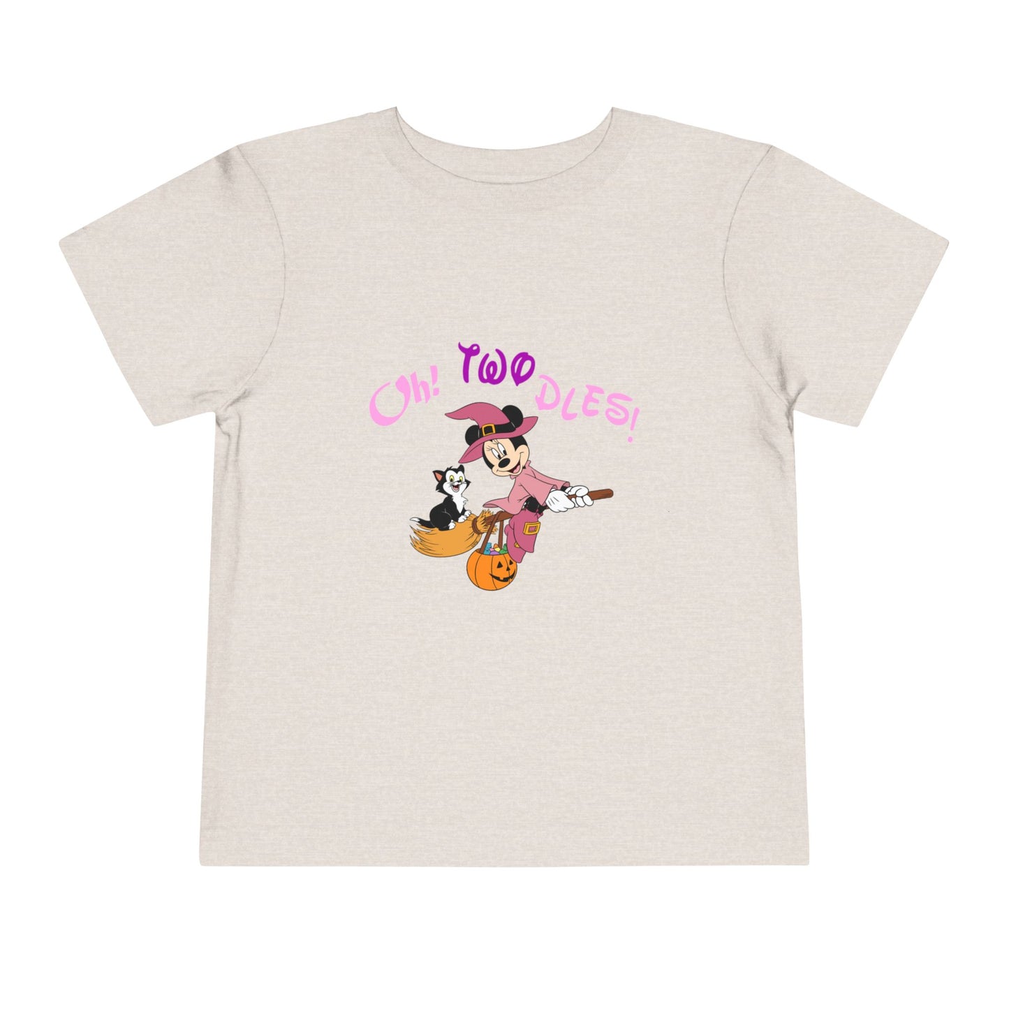 Oh! Toodles! Halloween Toddler Tee — Cute Witch Cat Pumpkin Graphic