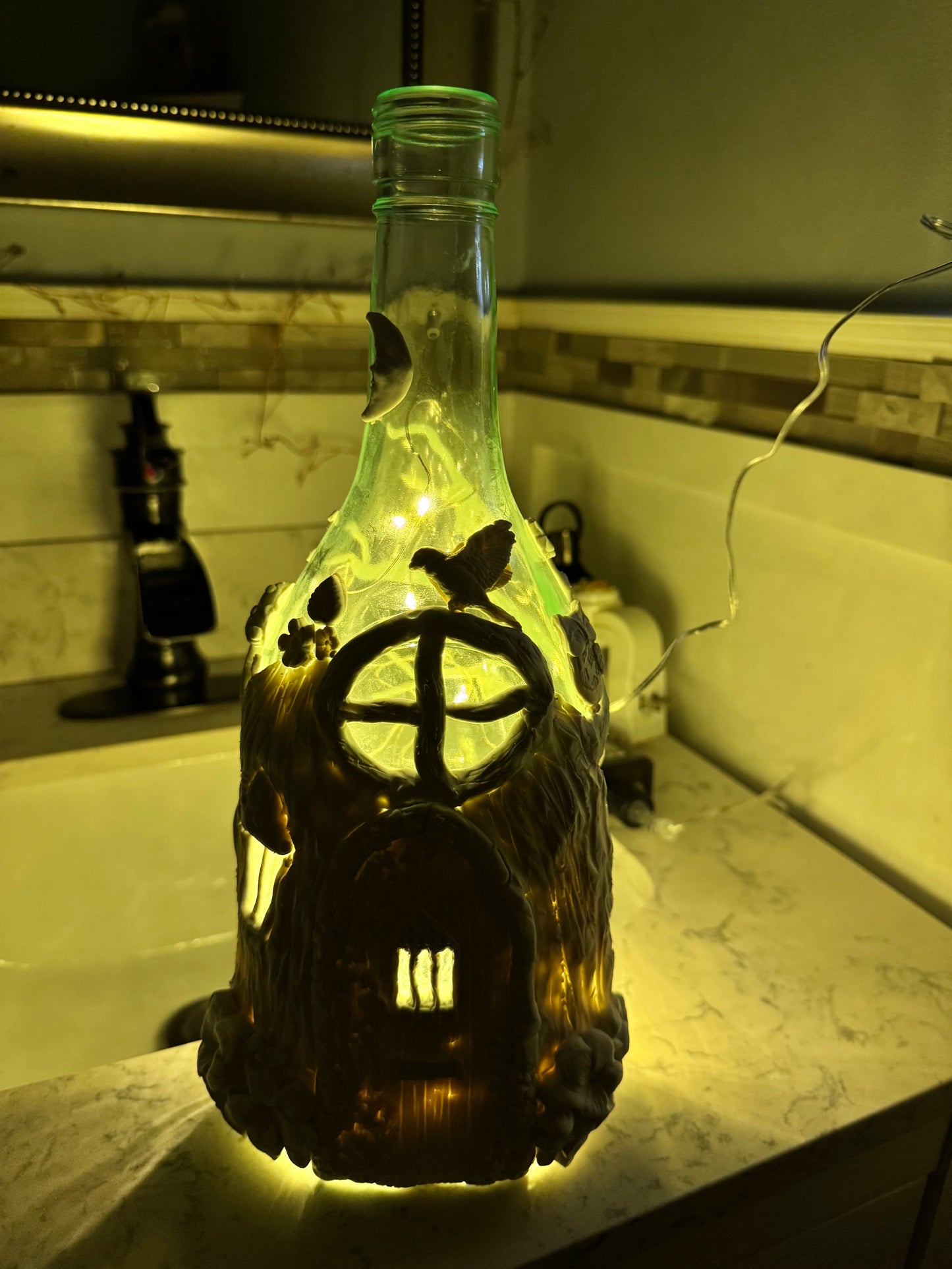 🧚‍♀️✨Fairy Garden Wine Bottle Night Light Class | 2-Day DIY Workshop ✨🍷 August 20th & 27th