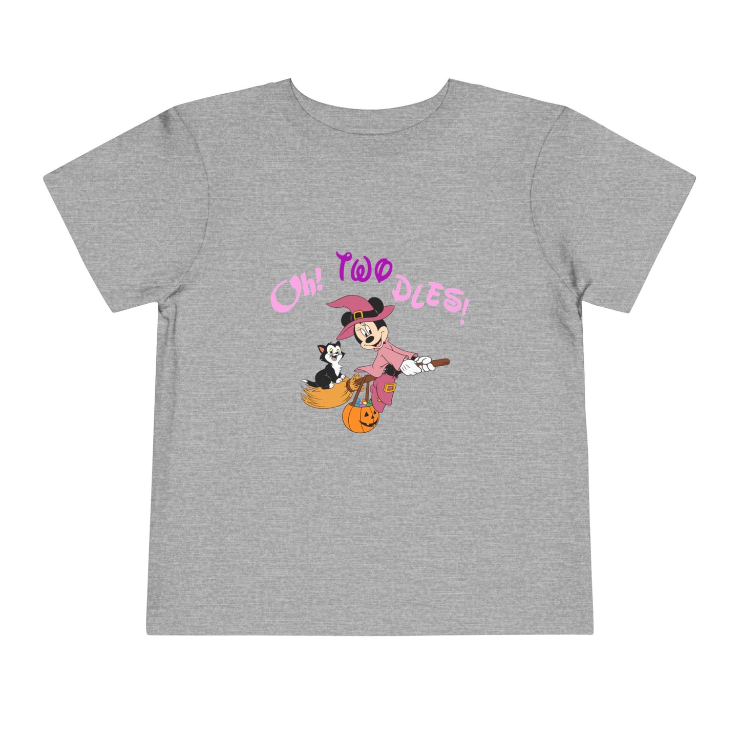 Oh! Toodles! Halloween Toddler Tee — Cute Witch Cat Pumpkin Graphic