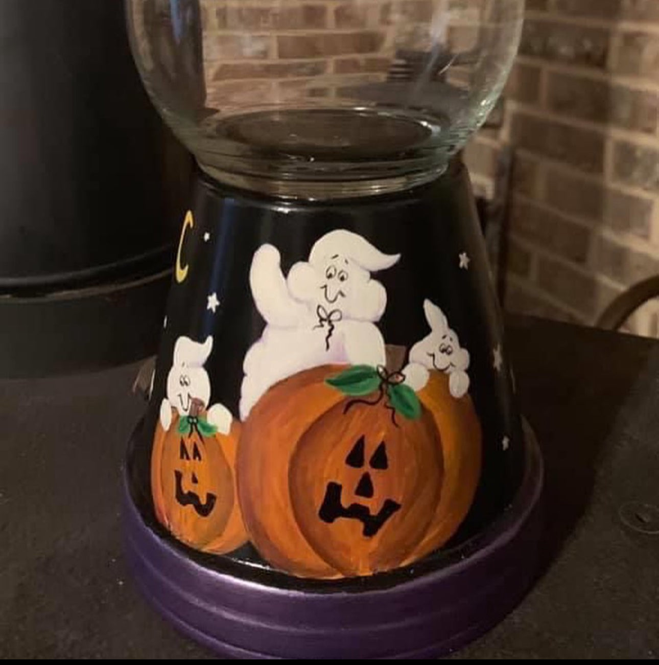 Coming Soon In October ! “Ghost & Pumpkin” Flower Pot Cookie Jar Paint Night