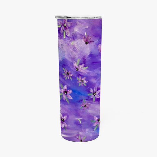 Purple Sunflower 20oz Thermal Tumbler