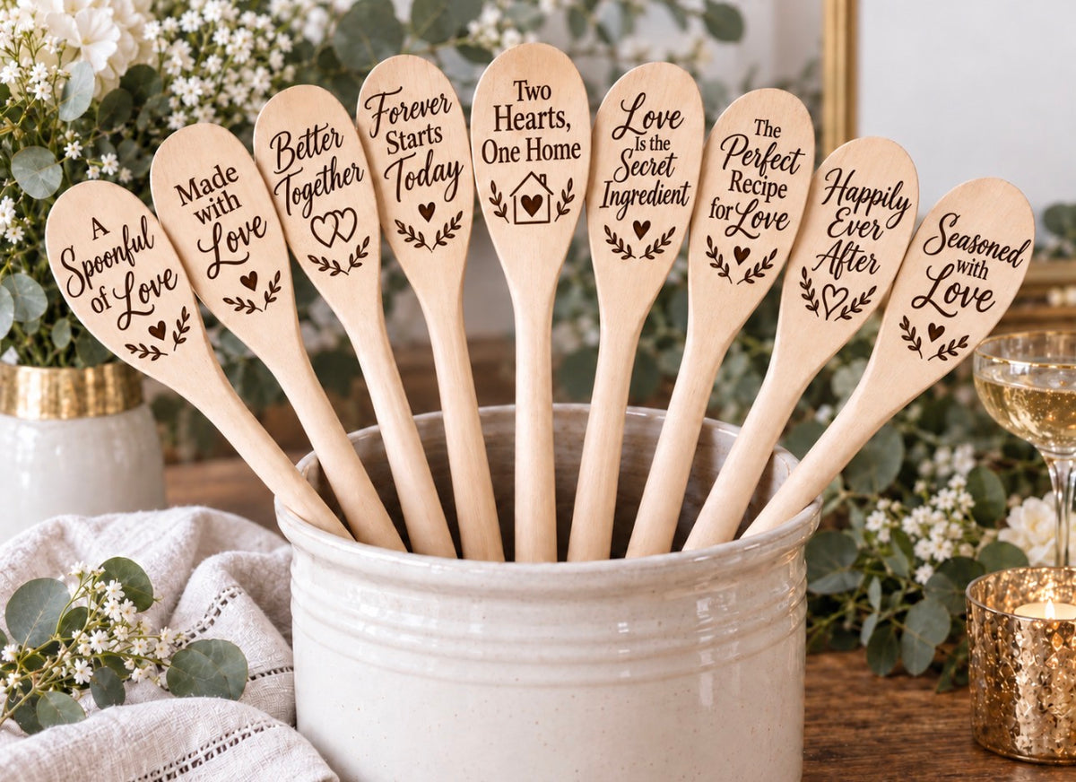 Sweet Bridal Party Wooden Spoons | Bridesmaid Gifts, Wedding Keepsakes & Bridal Shower Favors