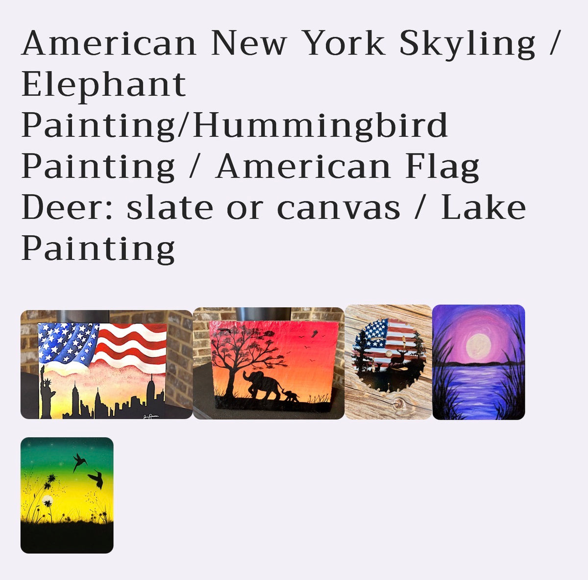 Paint-at-Home Art Kits