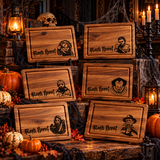 Horror Character Cutting Board Michael Myers/Freddy Kruger/Pennywise/Chuckie/Scream/Jason Voorhes