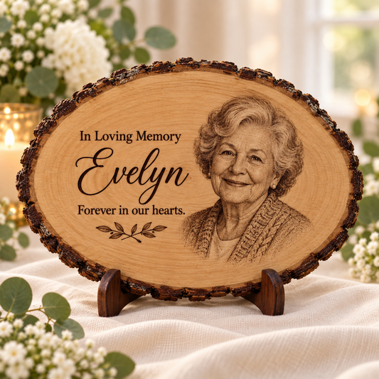 Personalized Best Friend Photo Wood Plaque | Friendship Gift