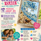 🌊 Crushed Glass Ocean Wave Art Class | Adults, Kids & Families Welcome July 23nd 2026