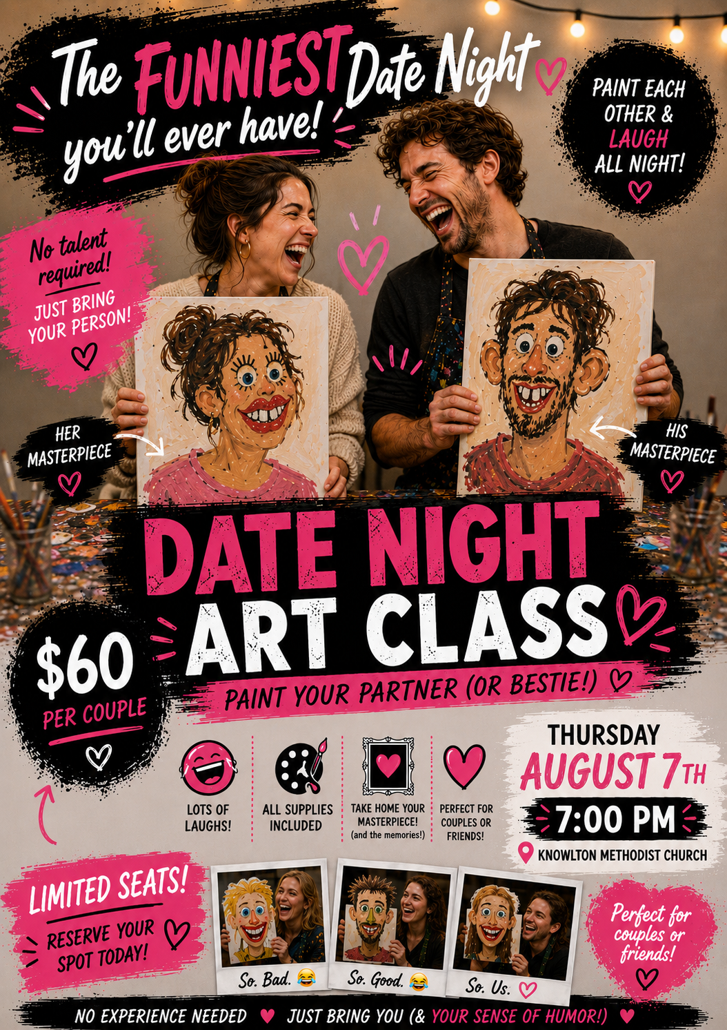 🎨 The Funniest Date Night Ever: Paint Your Partner Night